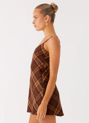 Radio Star Mini Dress - Plaid